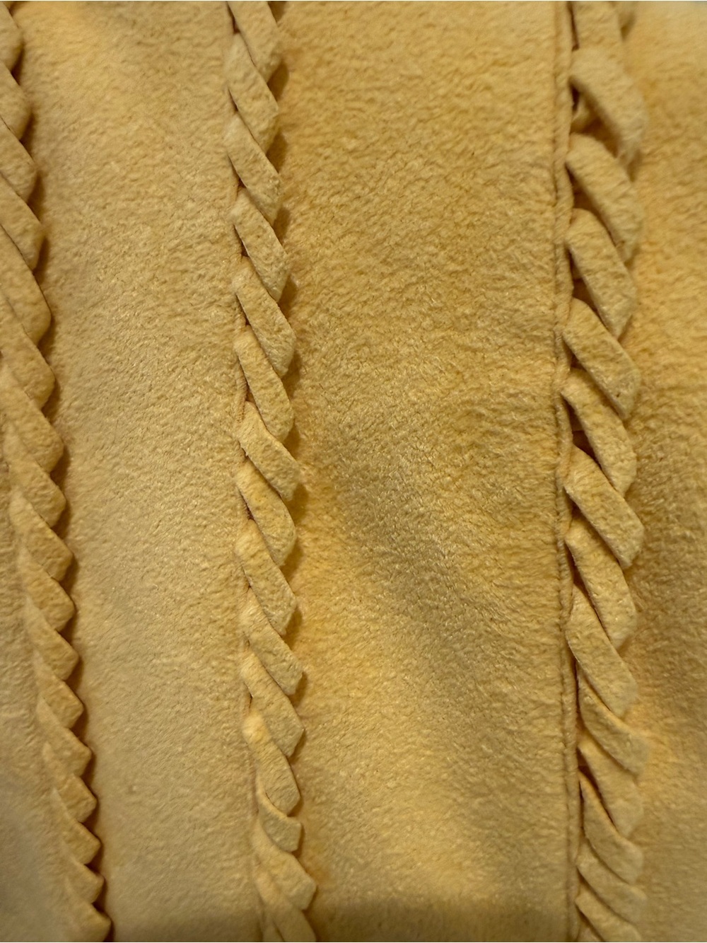 Vintage 80s Bullocks Wilshire cardigan 100% wool yellow knit collar size 34 S-M - Picture 12 of 16